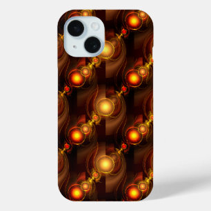 Coque Pour iPhone 15 Moderne Élégant Boho Abstrait Motif Artistique en 