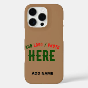 COQUES iPhone 16 PRO MODERNE ET MODERNE PERSONNALISABLE BROWN VÉRIFIÉ