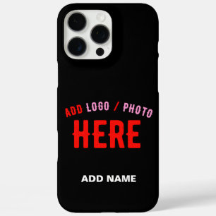 COQUES iPhone 16 PRO MAX MODERNE ET MODERNE PERSONNALISABLE NOIR VÉRIFIÉ