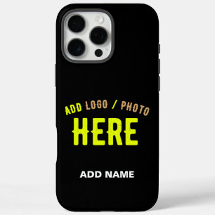 COQUES iPhone 16 PRO MAX MODERNE ET MODERNE PERSONNALISABLE NOIR VÉRIFIÉ