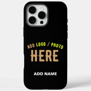 COQUES iPhone 16 PRO MAX MODERNE ET MODERNE PERSONNALISABLE NOIR VÉRIFIÉ