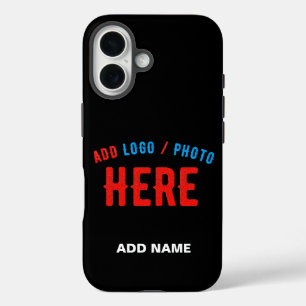 COQUES iPhone 16 MODERNE ET MODERNE PERSONNALISABLE NOIR VÉRIFIÉ