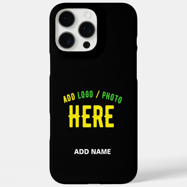 COQUES Case-Mate iPhone MODERNE ET MODERNE PERSONNALISABLE NOIR VÉRIFIÉ (Verso)