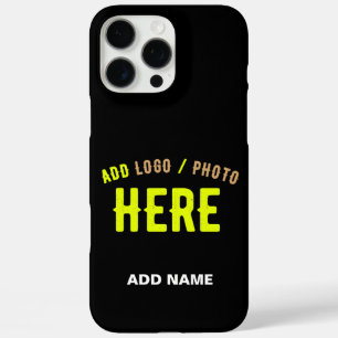 COQUES iPhone 16 PRO MAX MODERNE ET MODERNE PERSONNALISABLE NOIR VÉRIFIÉ