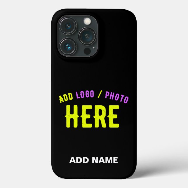 COQUES Case-Mate iPhone MODERNE ET MODERNE PERSONNALISABLE NOIR VÉRIFIÉ (Verso)