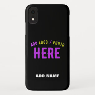 Case-Mate iPhone CASE MODERNE ET MODERNE PERSONNALISABLE NOIR VÉRIFIÉ