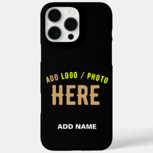 COQUES iPhone 16 PRO MAX MODERNE ET MODERNE PERSONNALISABLE NOIR VÉRIFIÉ