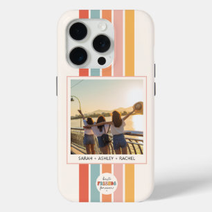 Coque iPhone 15 Pro Moderne Meilleur Amis Pour Retro Photo personnalis