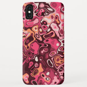Case-Mate iPhone Case Moderne Motif Abstrait Rose Bourguignon Féminin