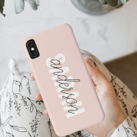 Moderne Pastel Rose Beauté Personnalisée Vous Nom