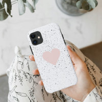 Moderne Pastel Rose & Coeur Beau Cadeau