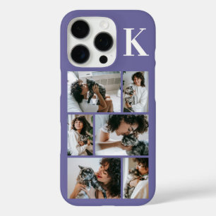 Coques iPhone 16 Pro Moderne Photo Violet 6 Animaux de Compagnie