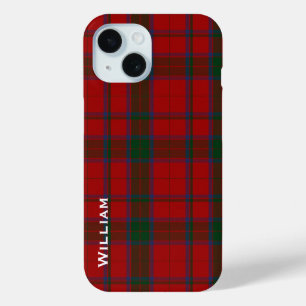 Coque Pour iPhone 15 Moderne Robertson Famille Tartan Plaid