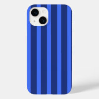 Moderne simple bande à deux tons bleu géométrique