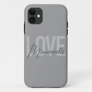 Case-Mate iPhone Case Moderne, simple, urbain, Amour cool Minneapolis