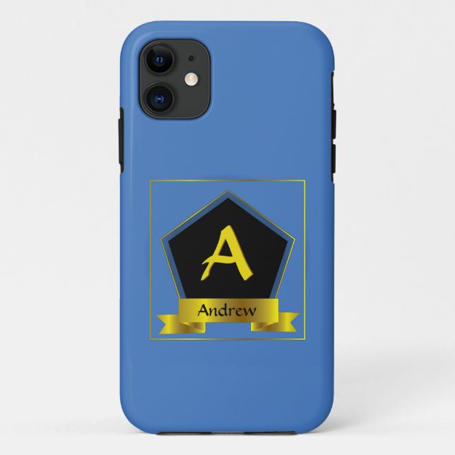 Coques Case-Mate iPhone Modifier le nom d'ajout initial, ruban Shield Awar (Dos)
