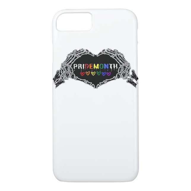 Coques Case-Mate iPhone Mois Skeleton Heart Hands LGBTQIA (Dos)