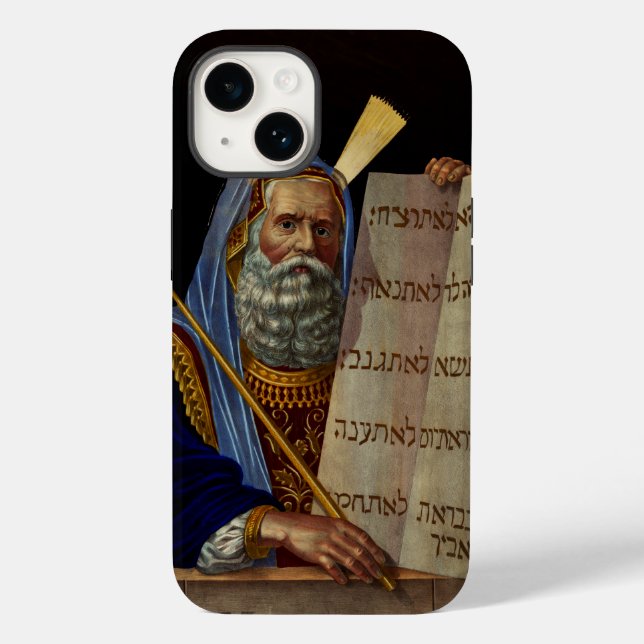 Coques Case-Mate iPhone Moïse et les Tables de la Loi Art (Verso)
