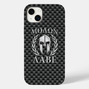 Coques Pour iPhone Molon Labe Spartan Warrior Fibre de carbone Imprim