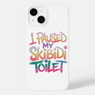 Coque Pour iPhone 14 Moment de pause Skibidi