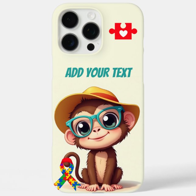 Coques Case-Mate iPhone Mon Autistic mignon lil Singe (Verso)