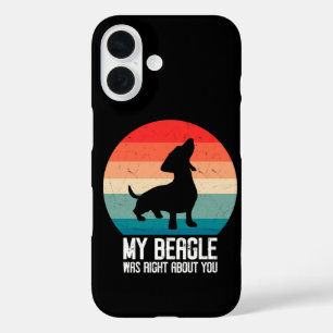 Coques iPhone 16 Mon Beagle avait raison à votre sujet Beagle Anima