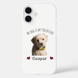 Coques iPhone 16 Mon chien est mon Valentin – Accessoire personnali