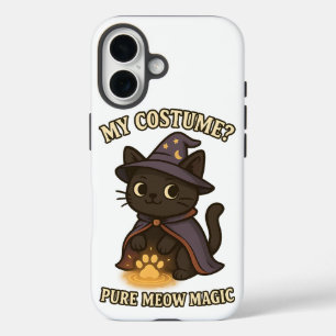 Coques iPhone 16 Mon déguisement ? Pure Magie de Chat Halloween Sor