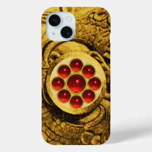 Coque Pour iPhone 15 MON GEM rouge