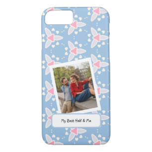 Case-Mate iPhone Case Mon meilleur demi-tep bleu photo <3 Motif modifiab