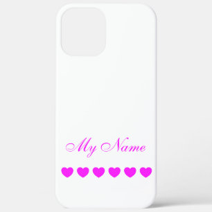 Coque iPhone 12 Pro Max Mon nom, modèle personnalisé