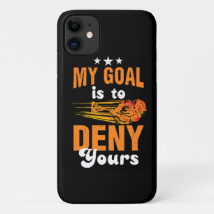 Case-Mate iPhone Case Mon objectif est de nier le vôtre Lacrosse