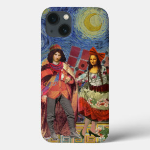 Coques Pour iPhone Mona Lisa Romantique Drôle Colorée Création Artist