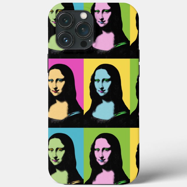 Coques Case-Mate iPhone Mona Lisa - Style Pop Art (Verso)