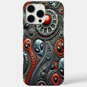 Coques iPhone 16 Pro Max Monde Alien mystérieux et complexe