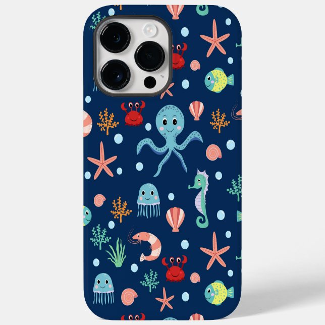 Coques Case-Mate iPhone Monde marin (Verso)