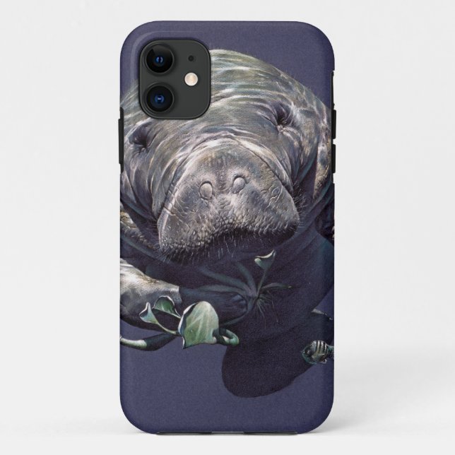 Coques Case-Mate iPhone Monde sous-marin Manatee (Dos)
