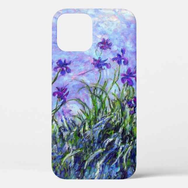 Coques Case-Mate iPhone Monet Lilac Irises (Verso)
