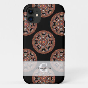 Case-Mate iPhone Case Monogram Safari Coucher de soleil Bohemian Polka D