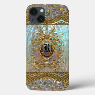 iPhone 13 Coque Monogramme 6/6s baroque de Veraspeece Merci dur