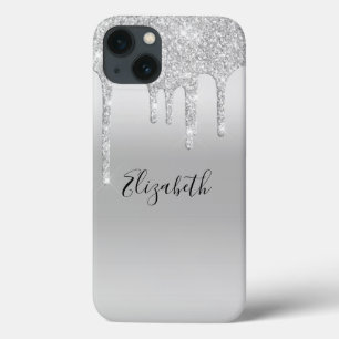 Case-Mate iPhone Case Monogramme Argent Paillettes scintillantes Tendanc