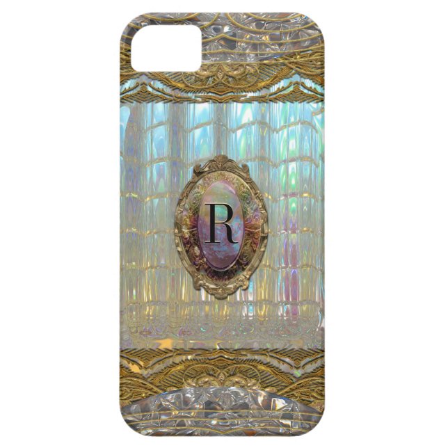 Coques Case-Mate iPhone Monogramme baroque de Veraspeece (Dos)