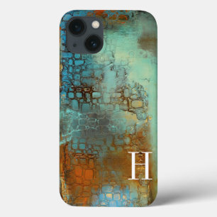 iPhone 13 Case Monogramme Bleu deja