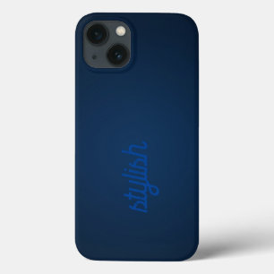 Case-Mate iPhone Case Monogramme bleu foncé