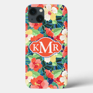 Etui iPhone 13 Monogramme coloré du motif   de ketmie
