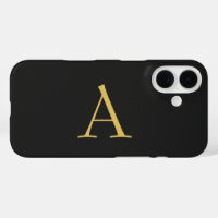 Monogramme couleur or gris professionnel