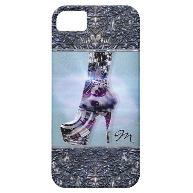 Coques Case-Mate iPhone Monogramme d'amour de chaussure (Dos)