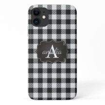Monogramme de buffle noir et blanc MODIFIÉ