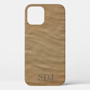 Case-Mate iPhone Case Monogramme de grès tan naturel