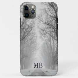 Case-Mate iPhone Case Monogramme de la route d'hiver